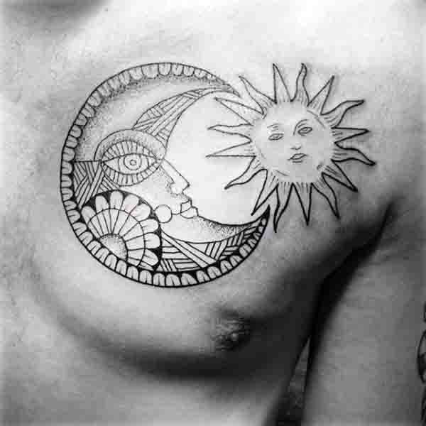 10 Stunning Sun And Moon Tattoo Ideas For Men And Women Sleck