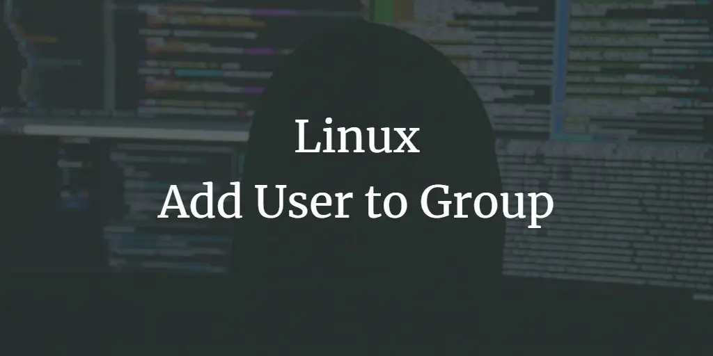 How to add a user to a group in Linux