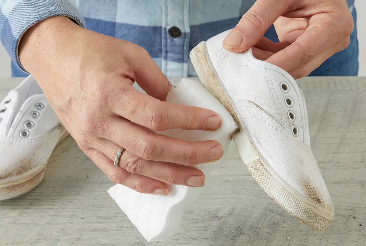 how to clean white vans