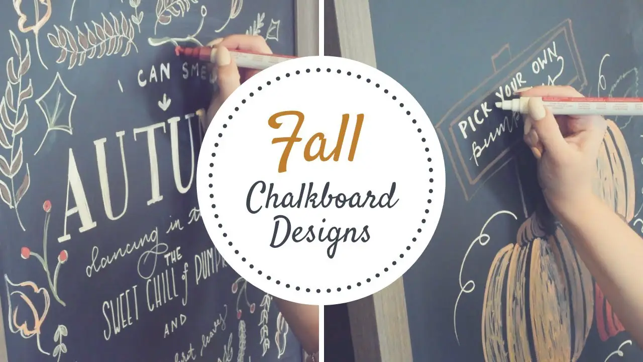 fall chalkboard ideas